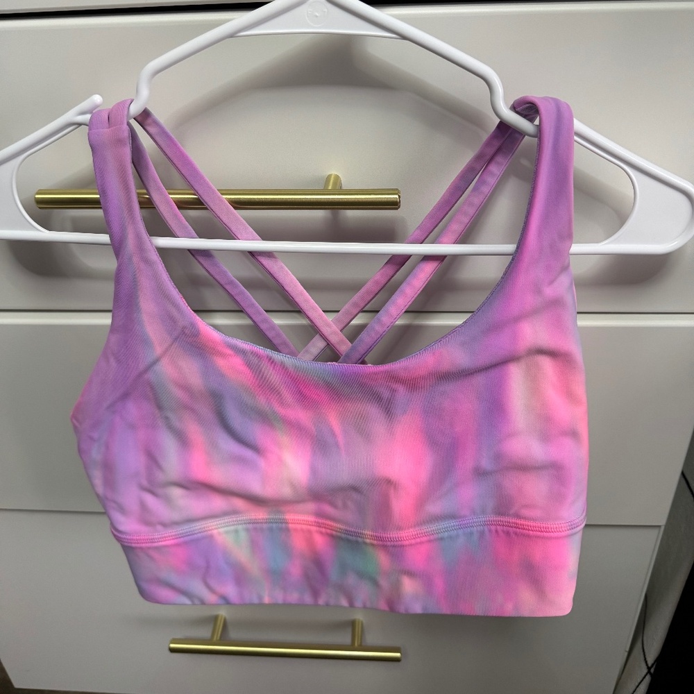 Lululemon Energy Bra Psychadelic Tie Dye
